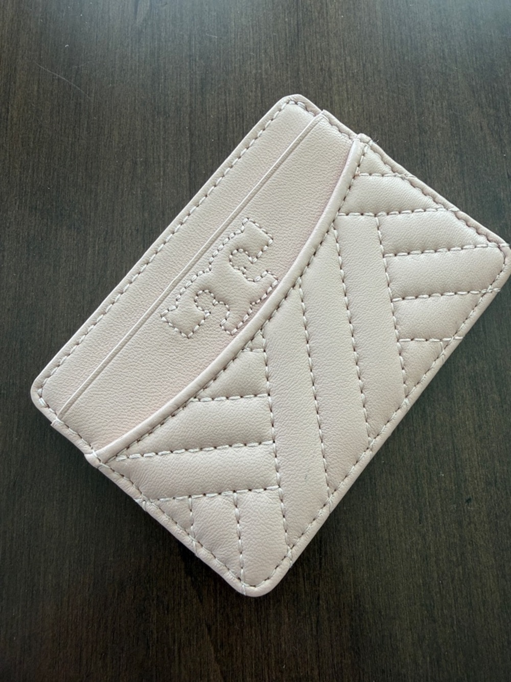 Tory Burch Alexa Slim Card Case -Shell Pink